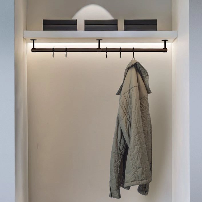 Garderobestang-DichteAfstandssteun-Zwart-sfeer - kopie