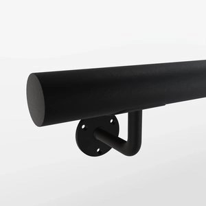 Treppengeländer schwarz rund - Ø42,4 mm