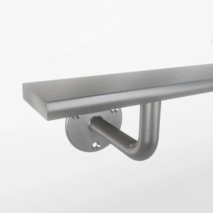 Treppengeländer Edelstahl rechteckig - 40x10