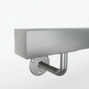 Treppengeländer Edelstahl vierkant - 40x40