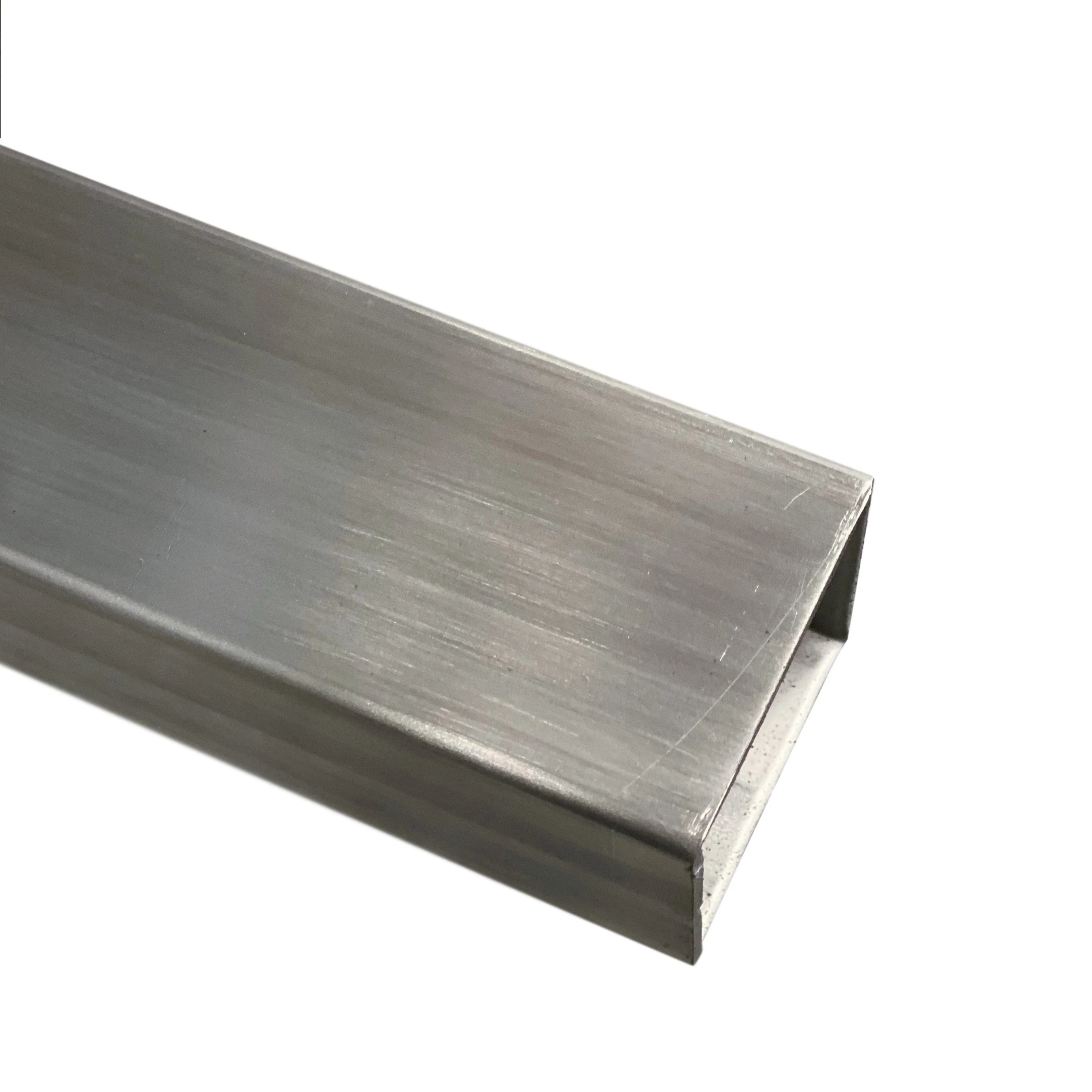 Edelstahl Vierkantrohr ungeschliffen 40x20x2