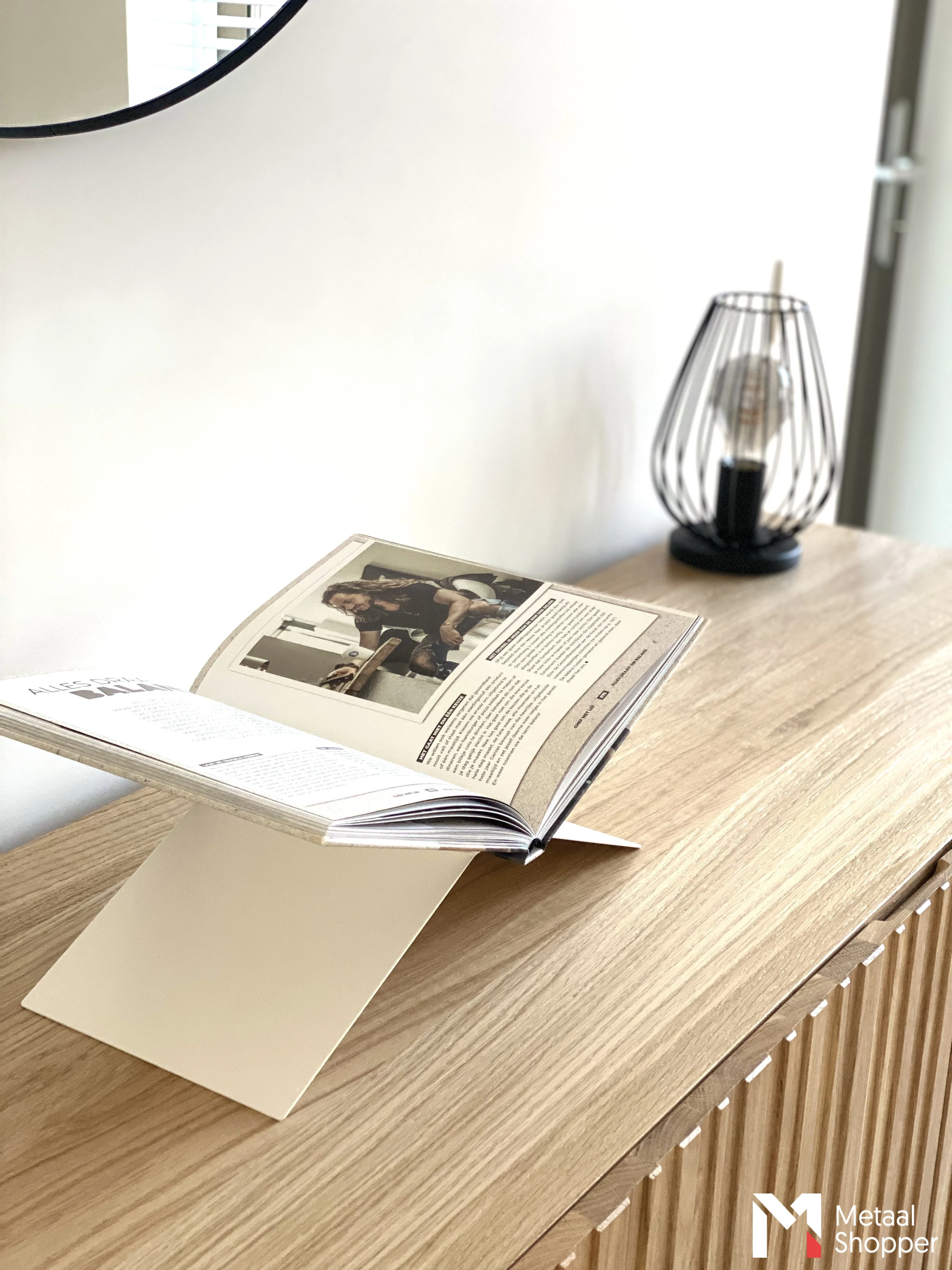 LIROdesign Buchständer weiß