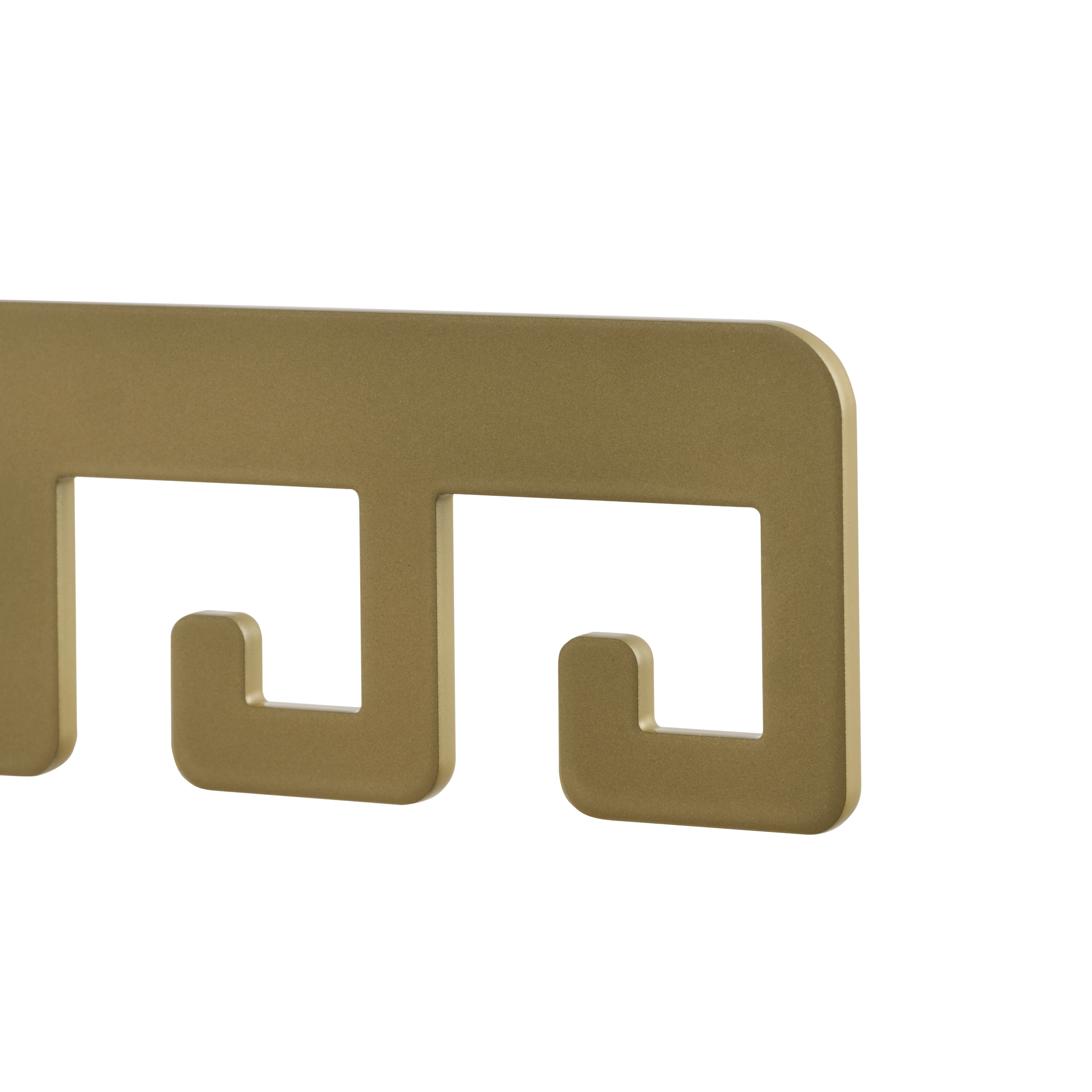 LIROdesign Garderobe Barcelona - Wandgarderobe Gold - 4 haken