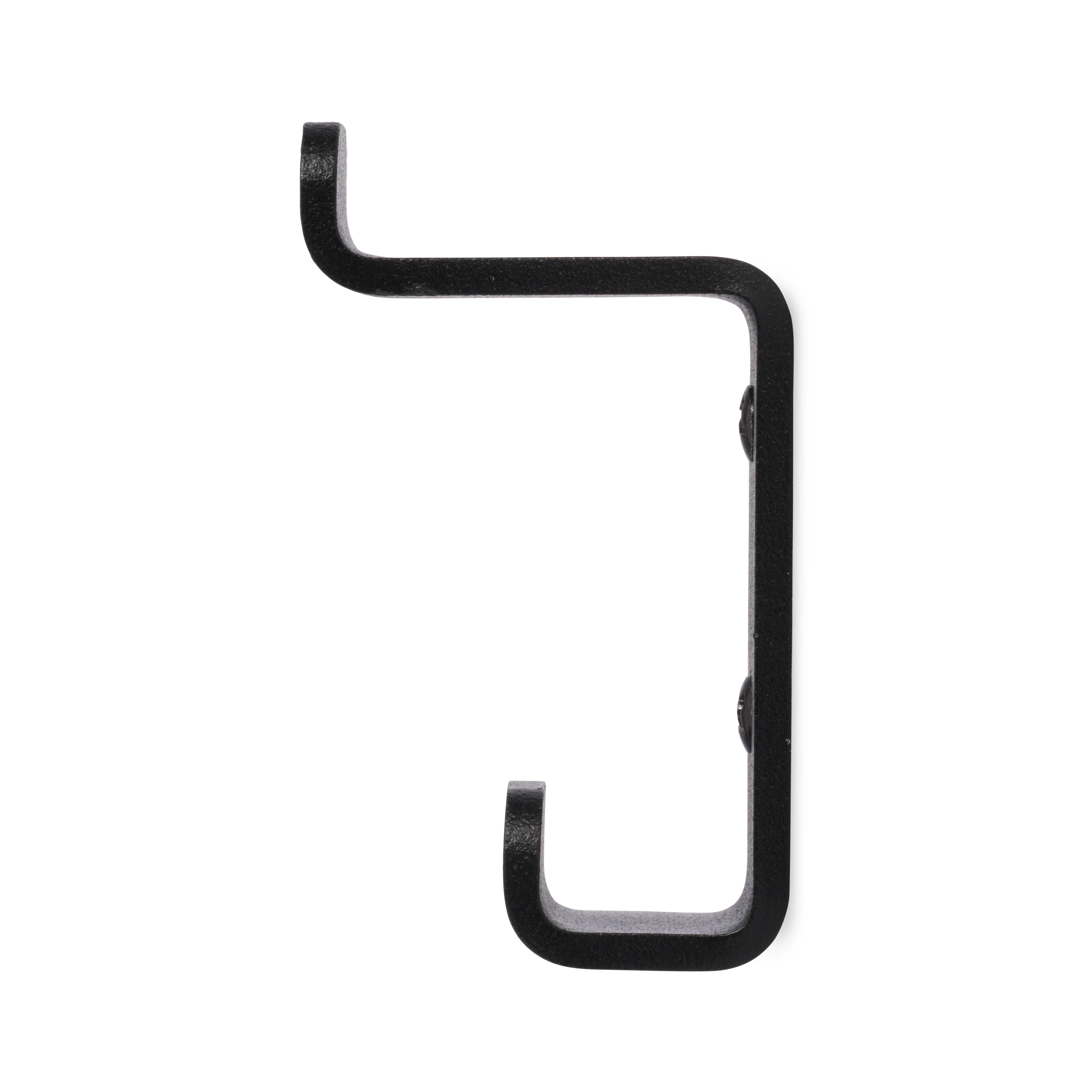 LIROdesign Kleiderhaken doppelt (schwarz)