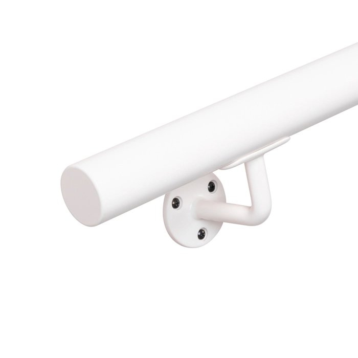 Runde Handlauf weiß - Ø42,4 mm