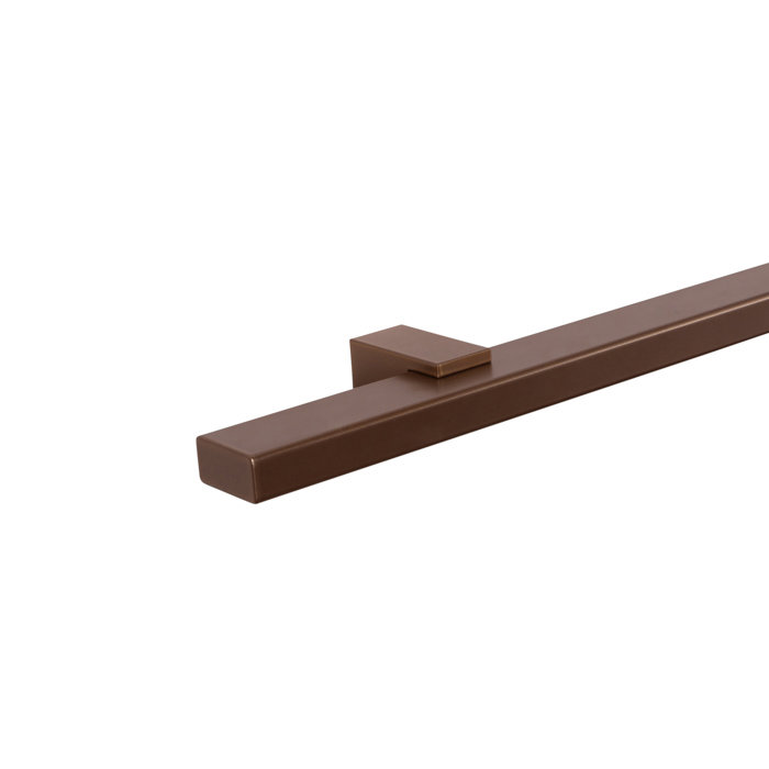 Treppengeländer Bronze rechteckig - 40x20