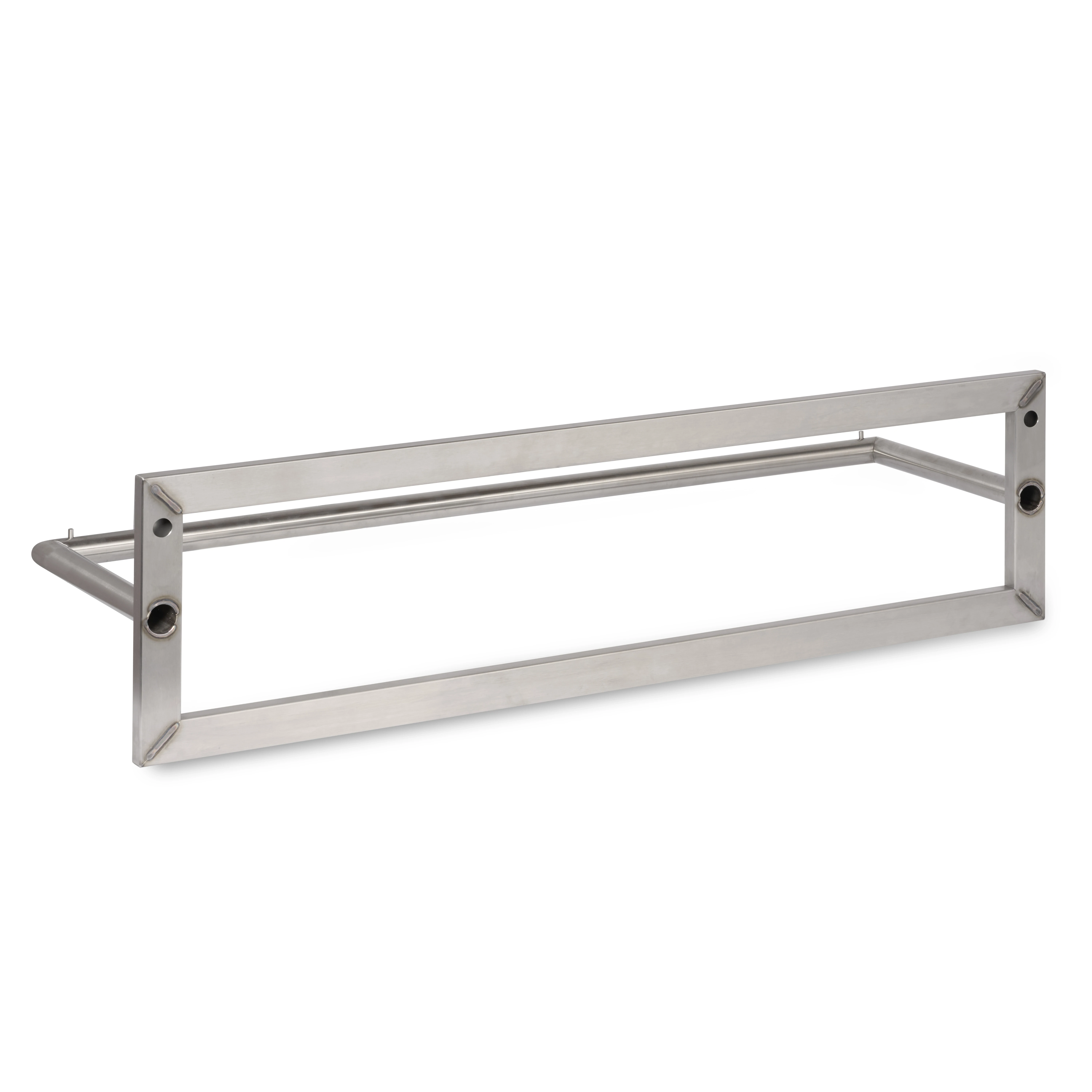 LIROdesign Garderobe Berlin - Wandgarderobe Edelstahl - 100cm