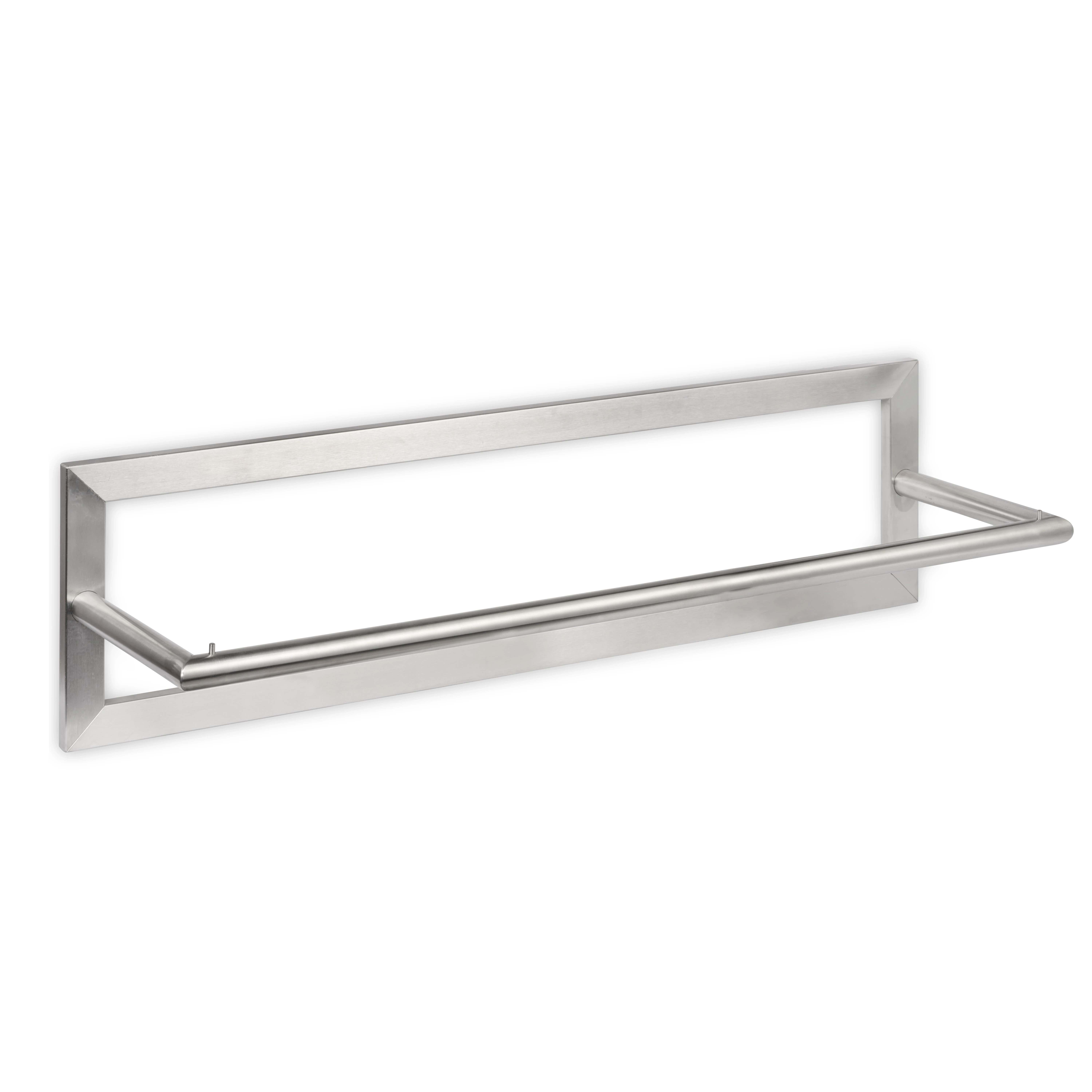 LIROdesign Garderobe Berlin - Wandgarderobe Edelstahl - 80cm