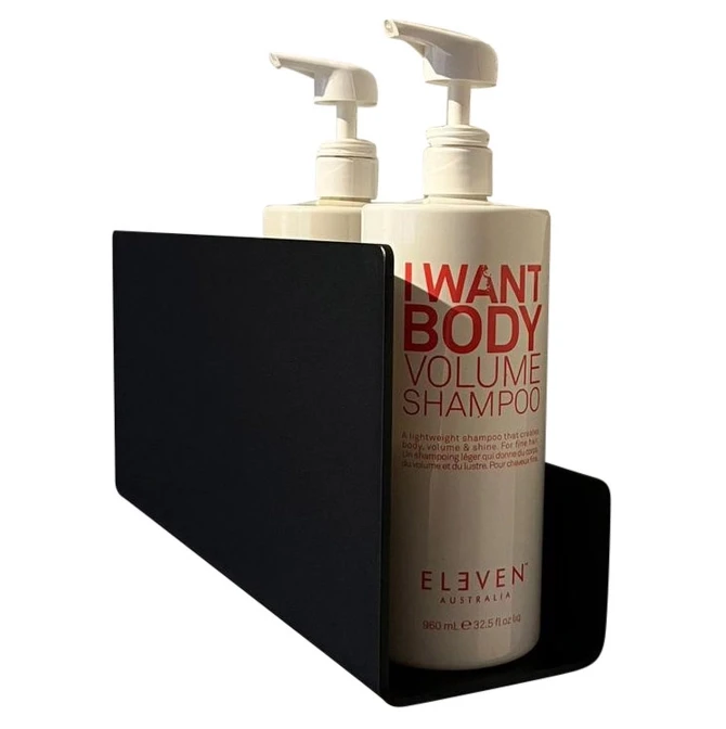 LIROdesign Duschablage Valencia schwarz