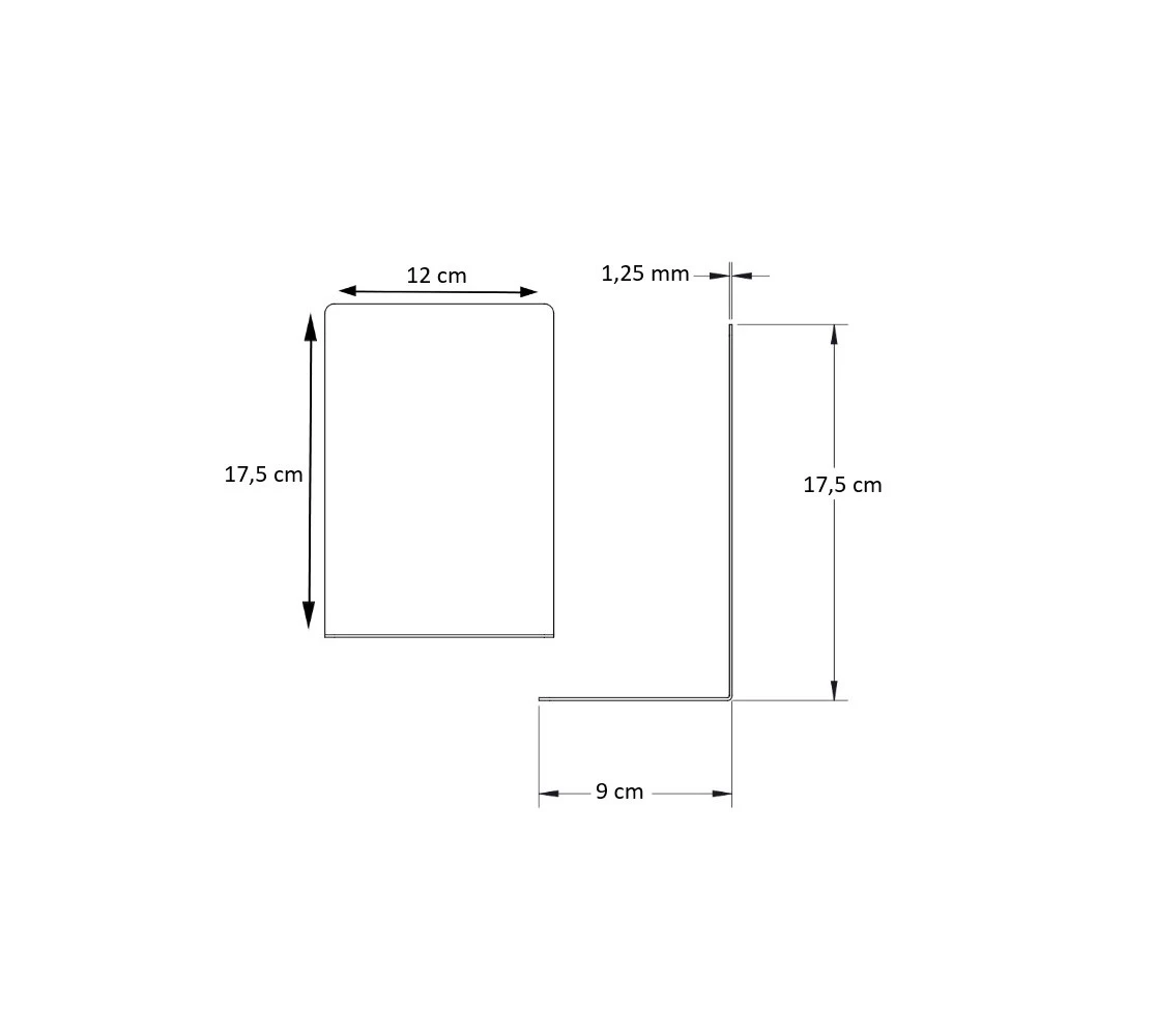 LIROdesign Buchstütze Gold (2er-Set)