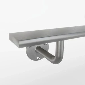 Handlauf Edelstahl rechteckig  - 40x10