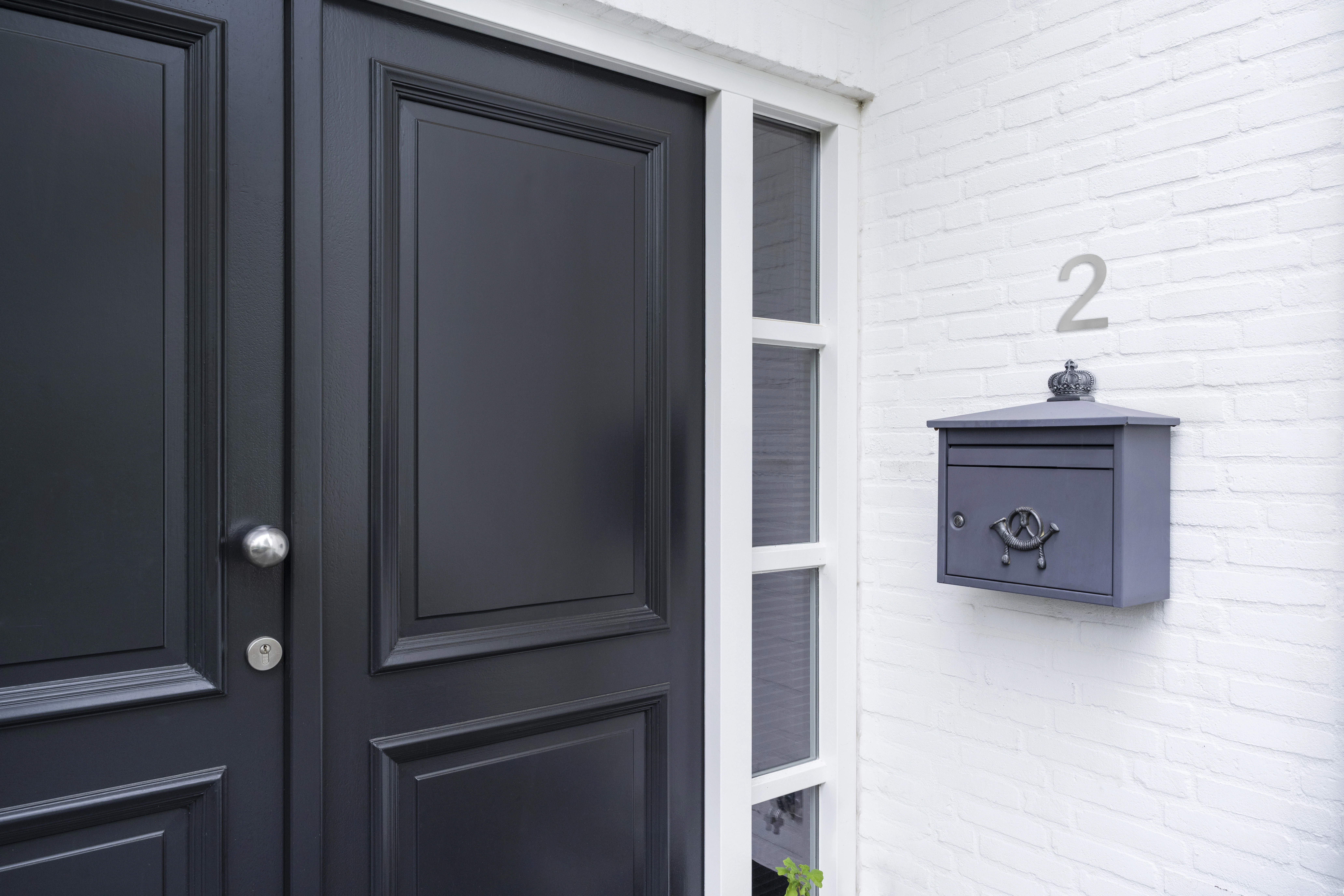 LIROdesign - Hausnummer Edelstahl - Nr. 2