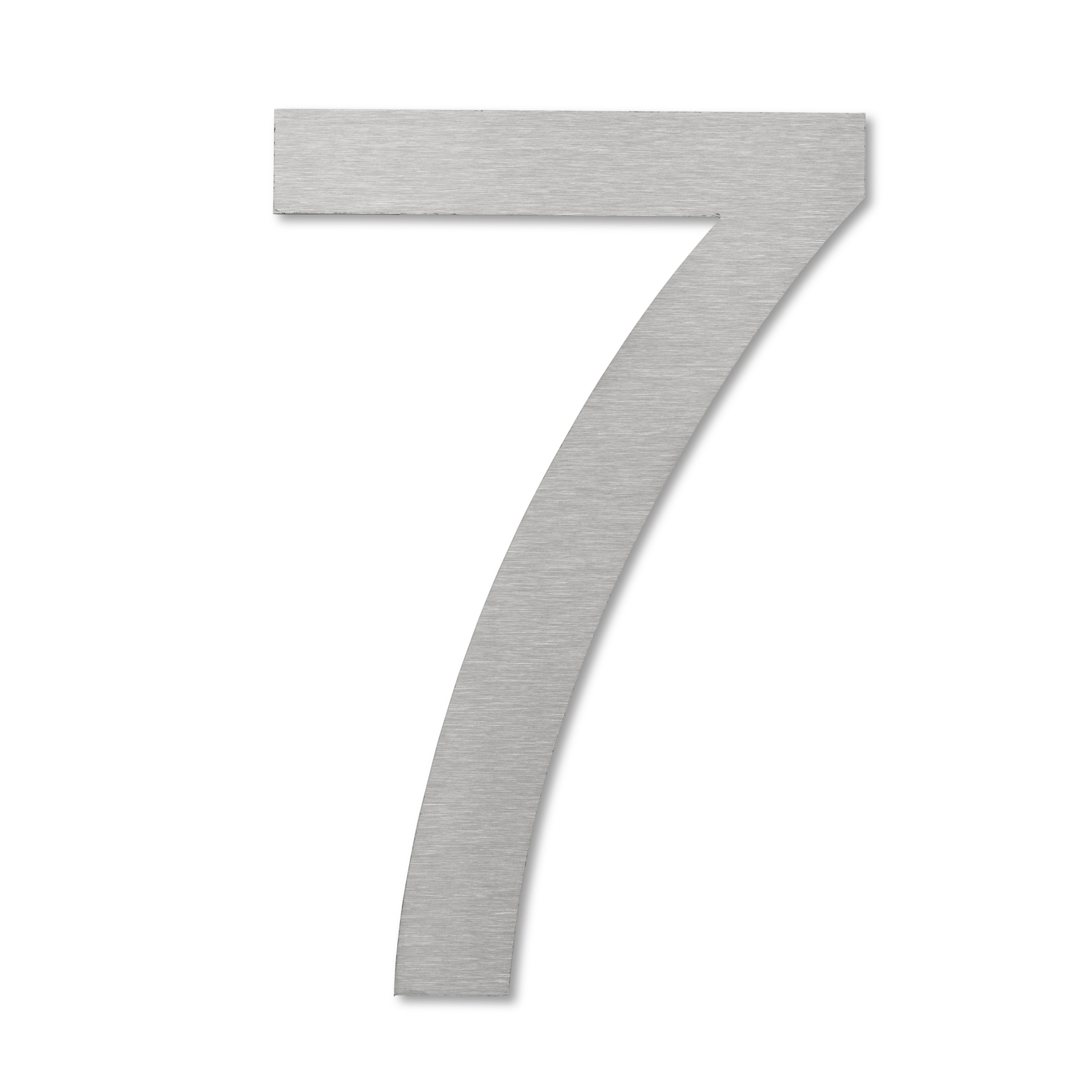 LIROdesign - Hausnummer Edelstahl XL - Nr. 7