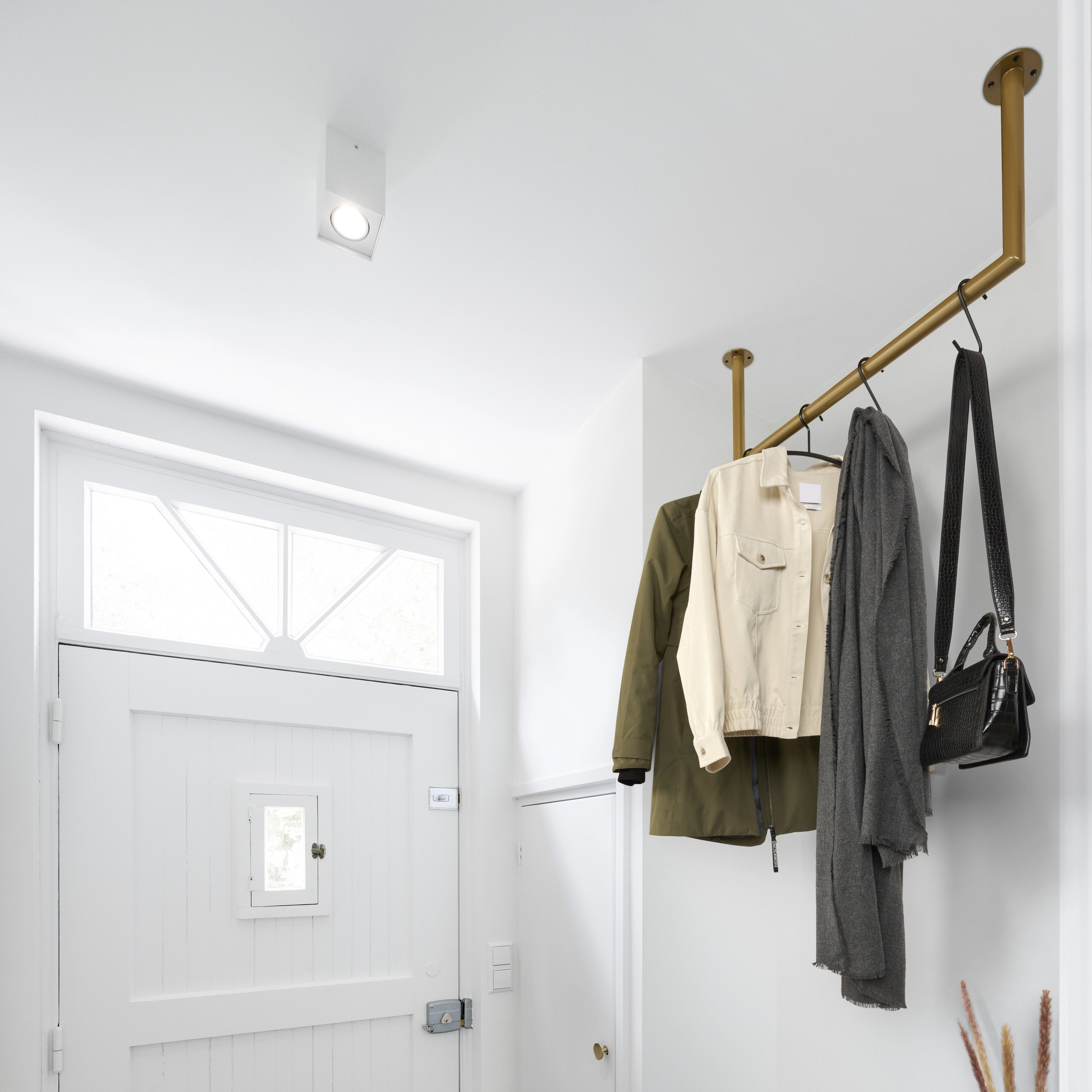 Garderobenstange U-form Gold Ø32