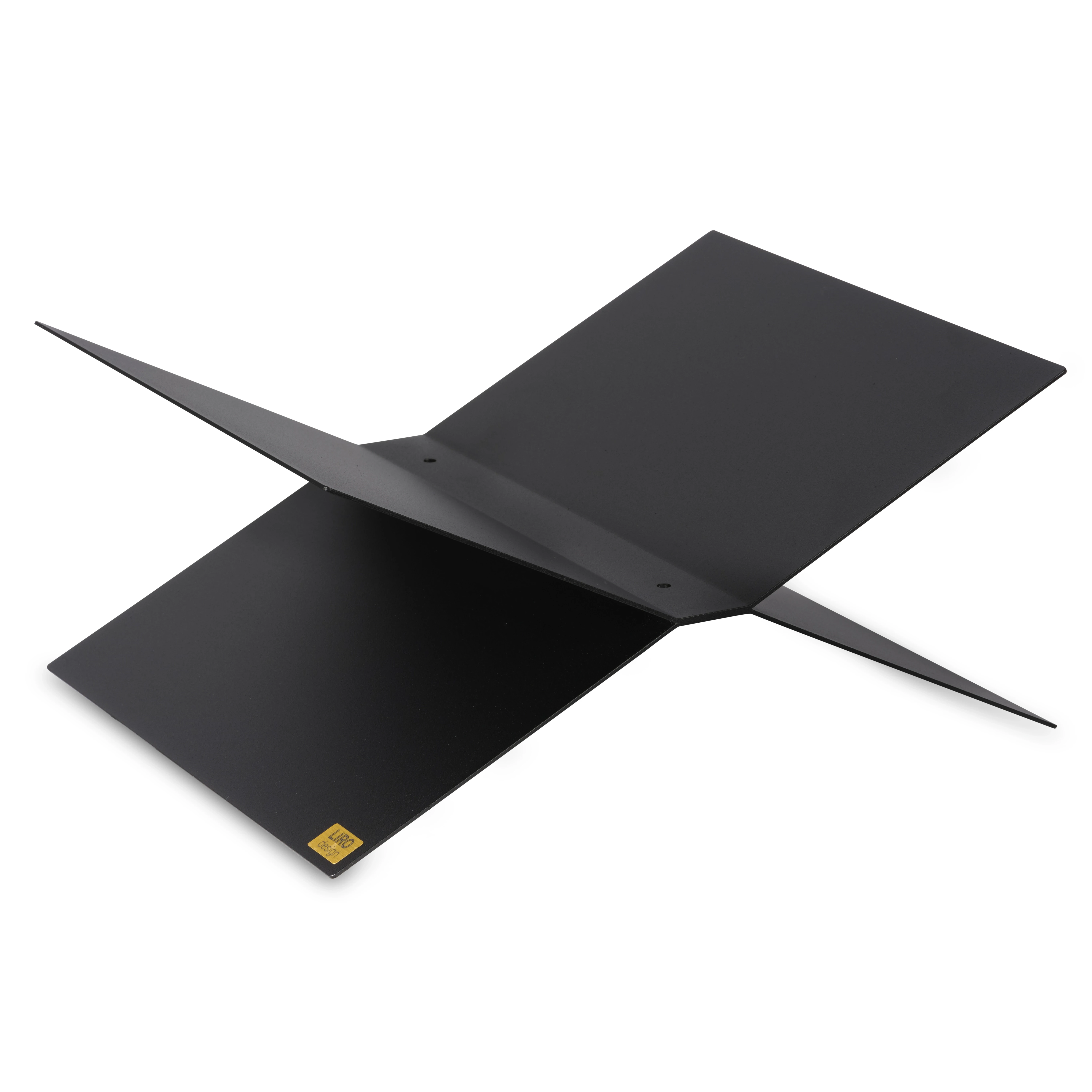 LIROdesign buchständer schwarz XL