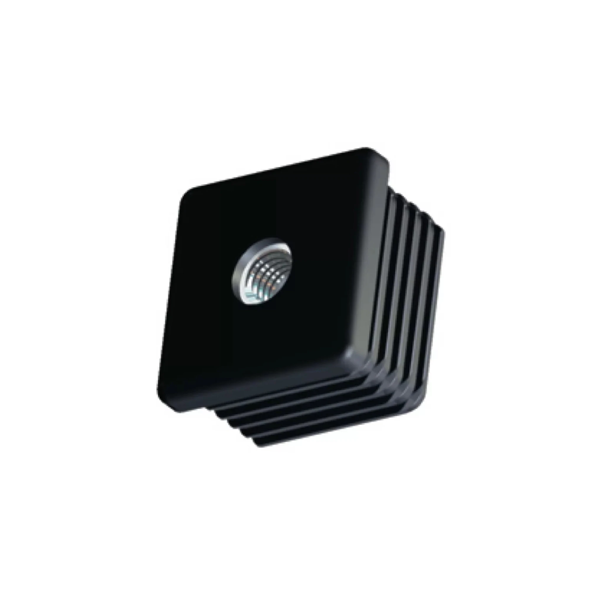 Abschlußkappe für Rohr 50x50 mit M10-Gewinde (Satz mit 2 Stück)