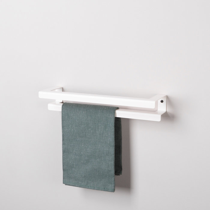 LIROdesign Handtuchhalter doppelt Stockholm Weiß - S