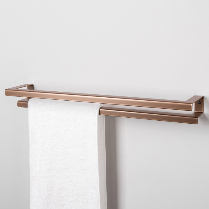 LIROdesign Handtuchhalter doppelt Stockholm Bronze - M