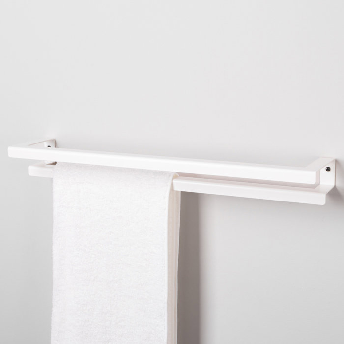 LIROdesign Handtuchhalter doppelt Stockholm Weiß - M