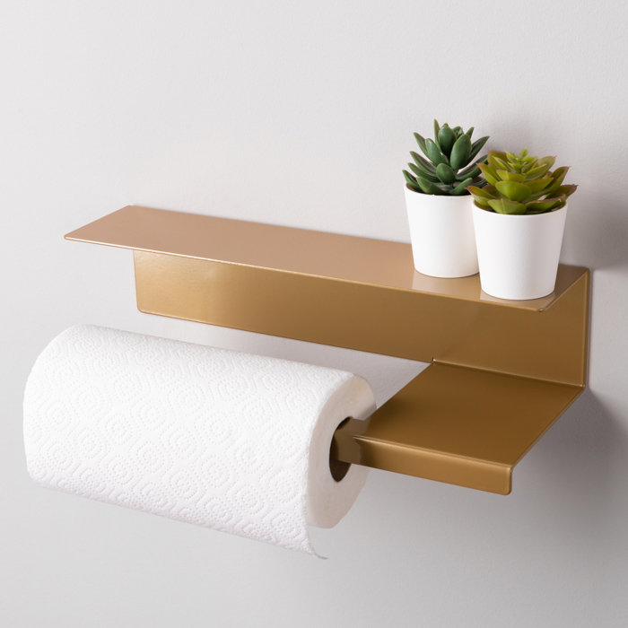 LIROdesign Küchenrollenhalter Stockholm Gold - M