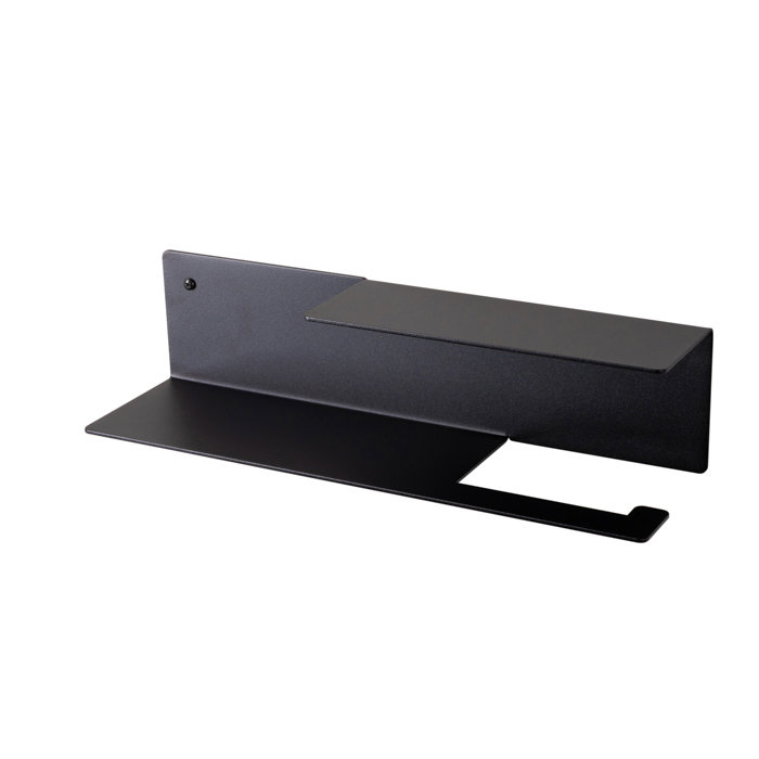 LIROdesign Toilettenpapierhalter Stockholm schwarz - L