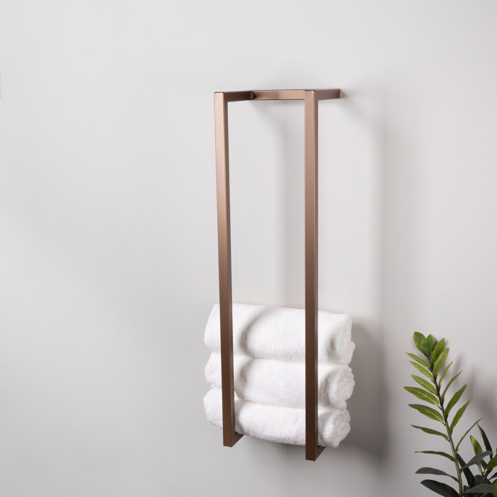 LIROdesign Handtuchhalter Wand Stockholm Bronze - L