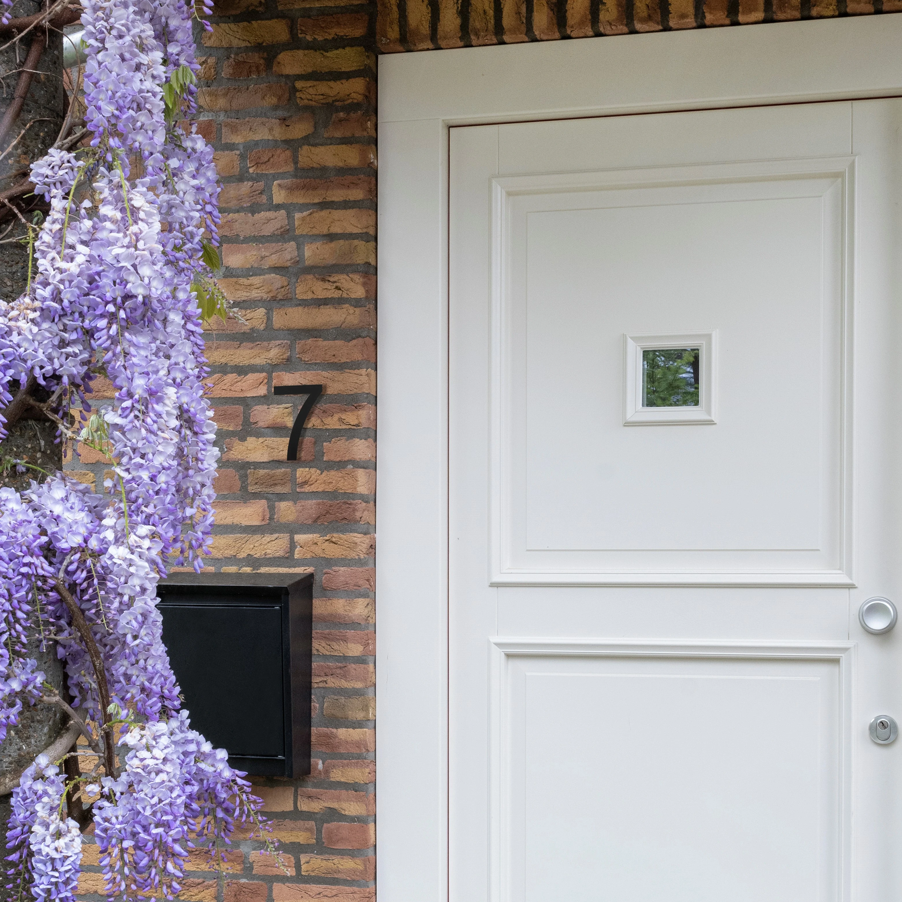 LIROdesign - Hausnummer schwarz- Nr. 7