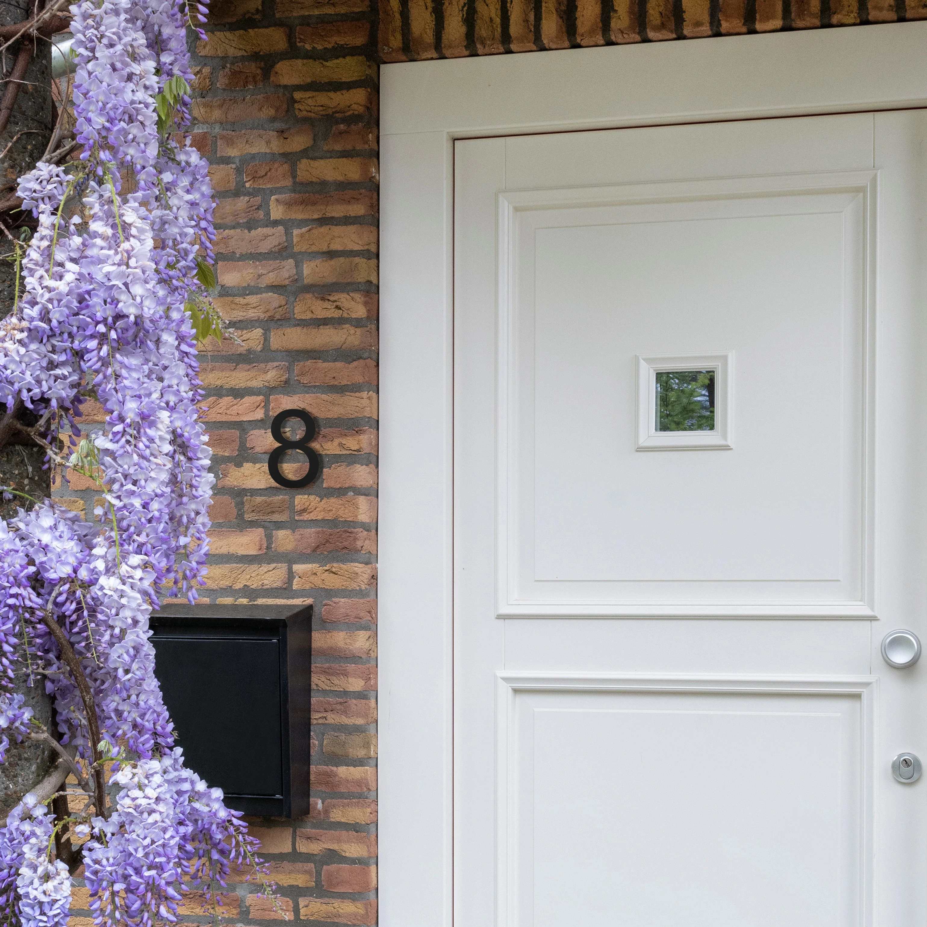 LIROdesign - Hausnummer schwarz- Nr. 8