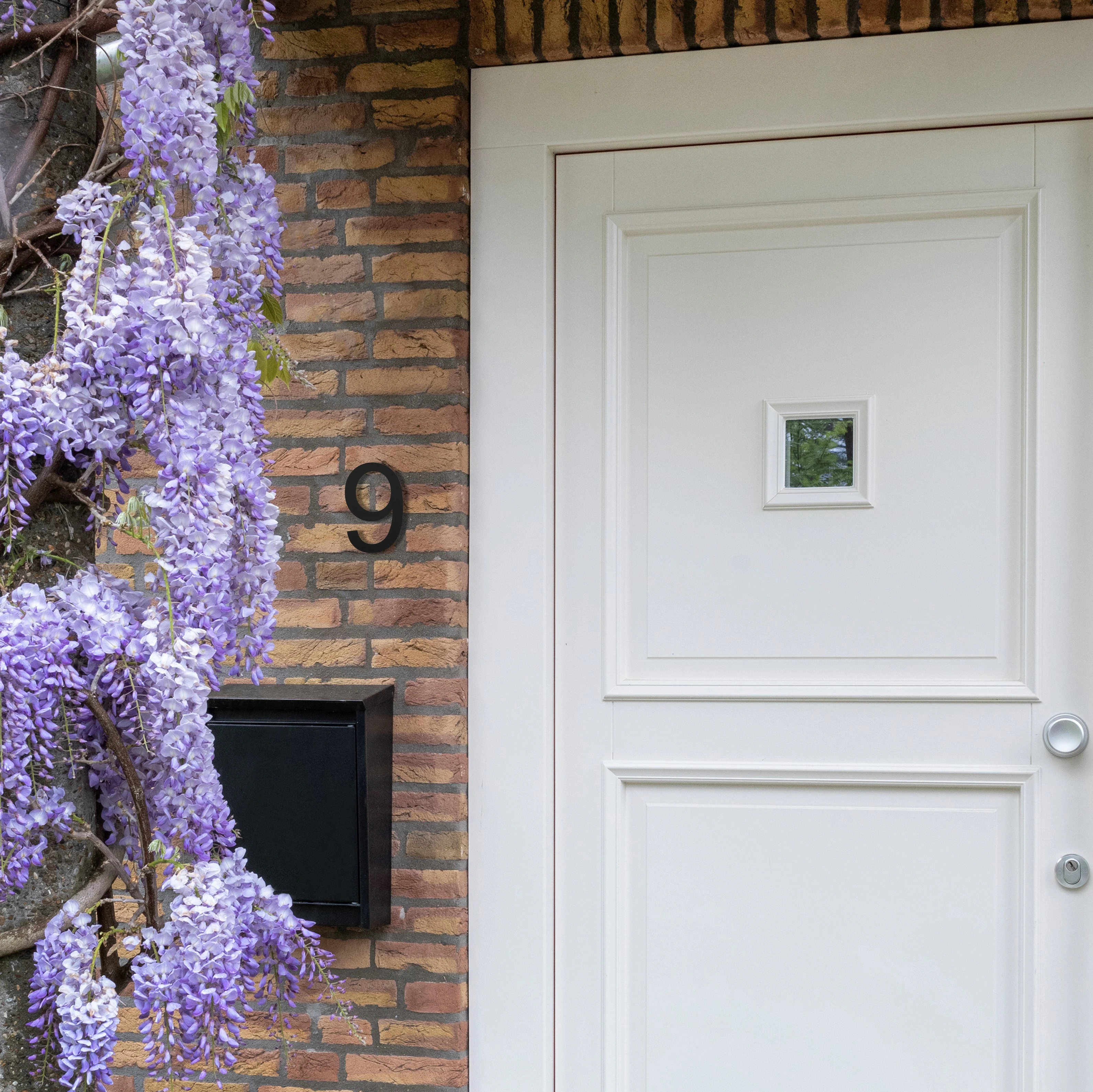 LIROdesign - Hausnummer schwarz- Nr. 9