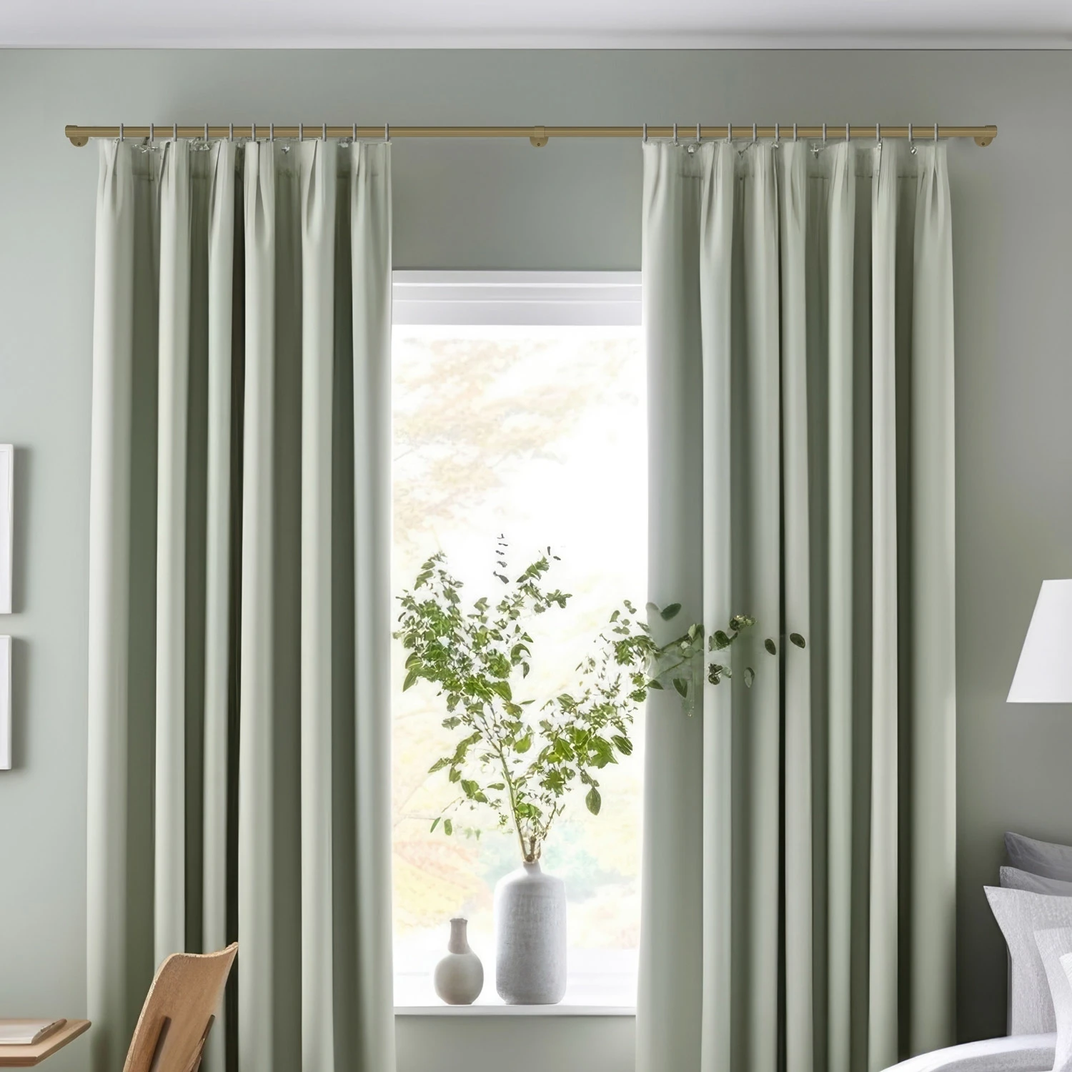 Gardinenstange Gold Ø32