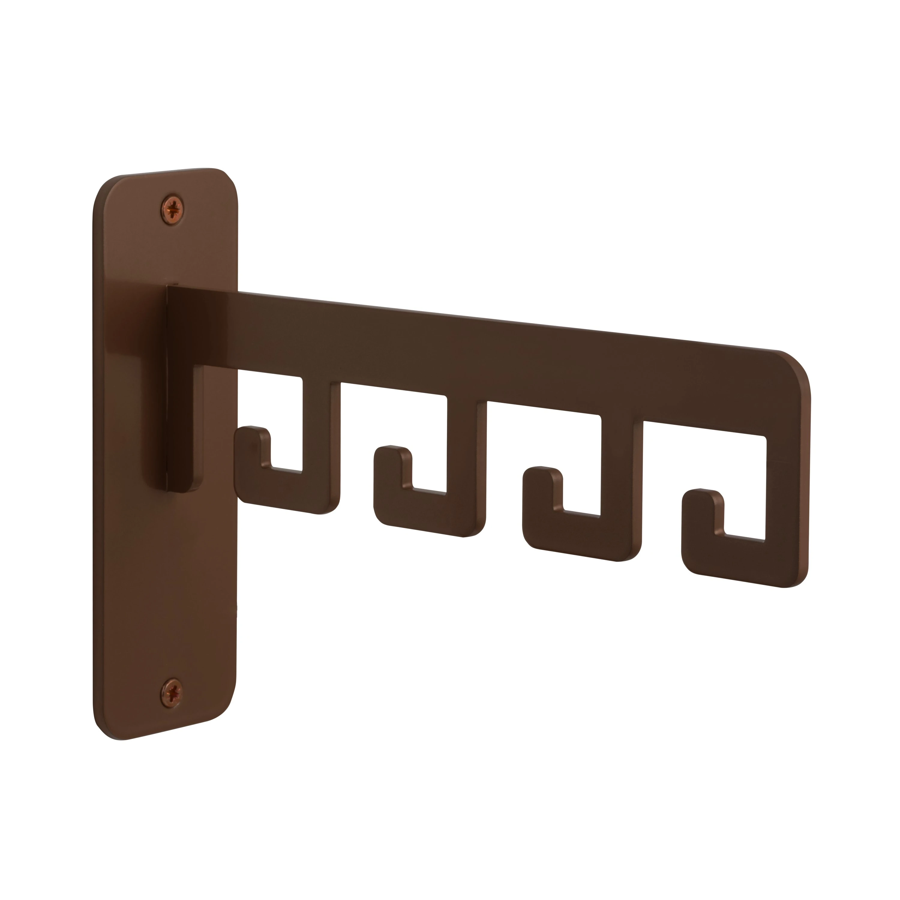 LIROdesign Garderobe Barcelona- Wandgarderobe Bronze - 4 haken