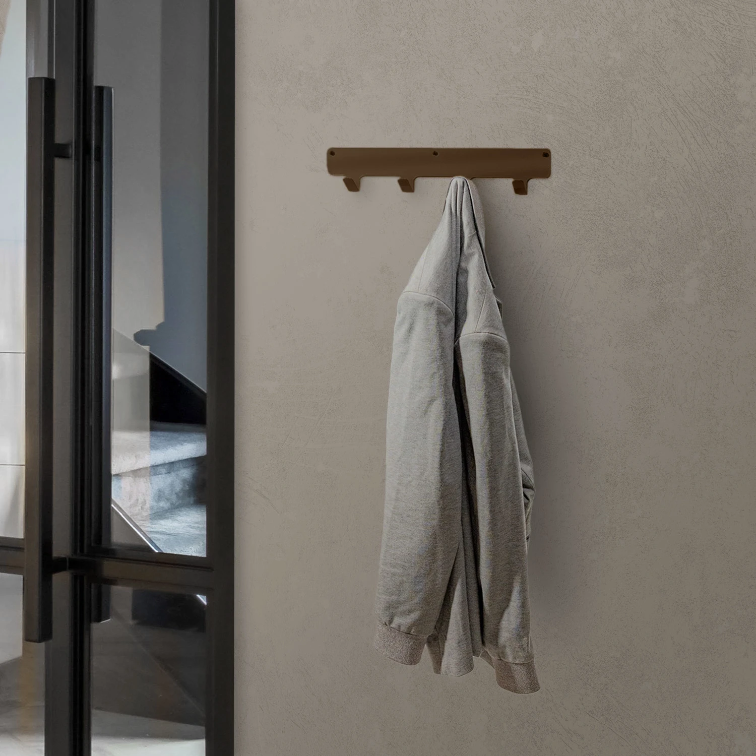 LIROdesign Garderobe Valencia - Wandgarderobe Bronze - 40cm