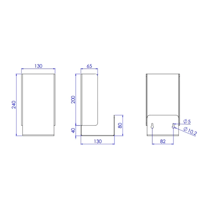 LIROdesign Toilettenpapierhalter Valencia Bronze