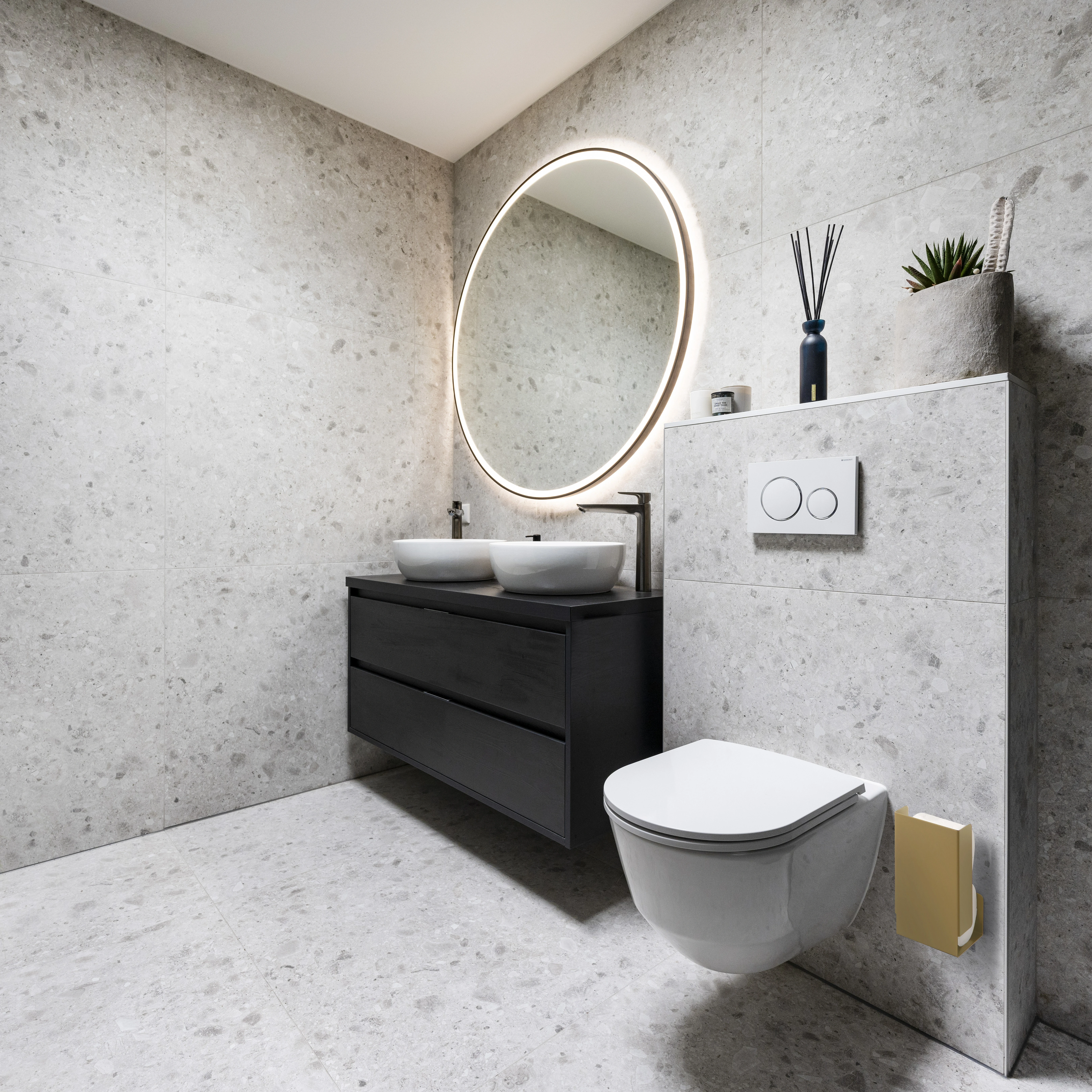 LIROdesign Toilettenpapierhalter Valencia Gold