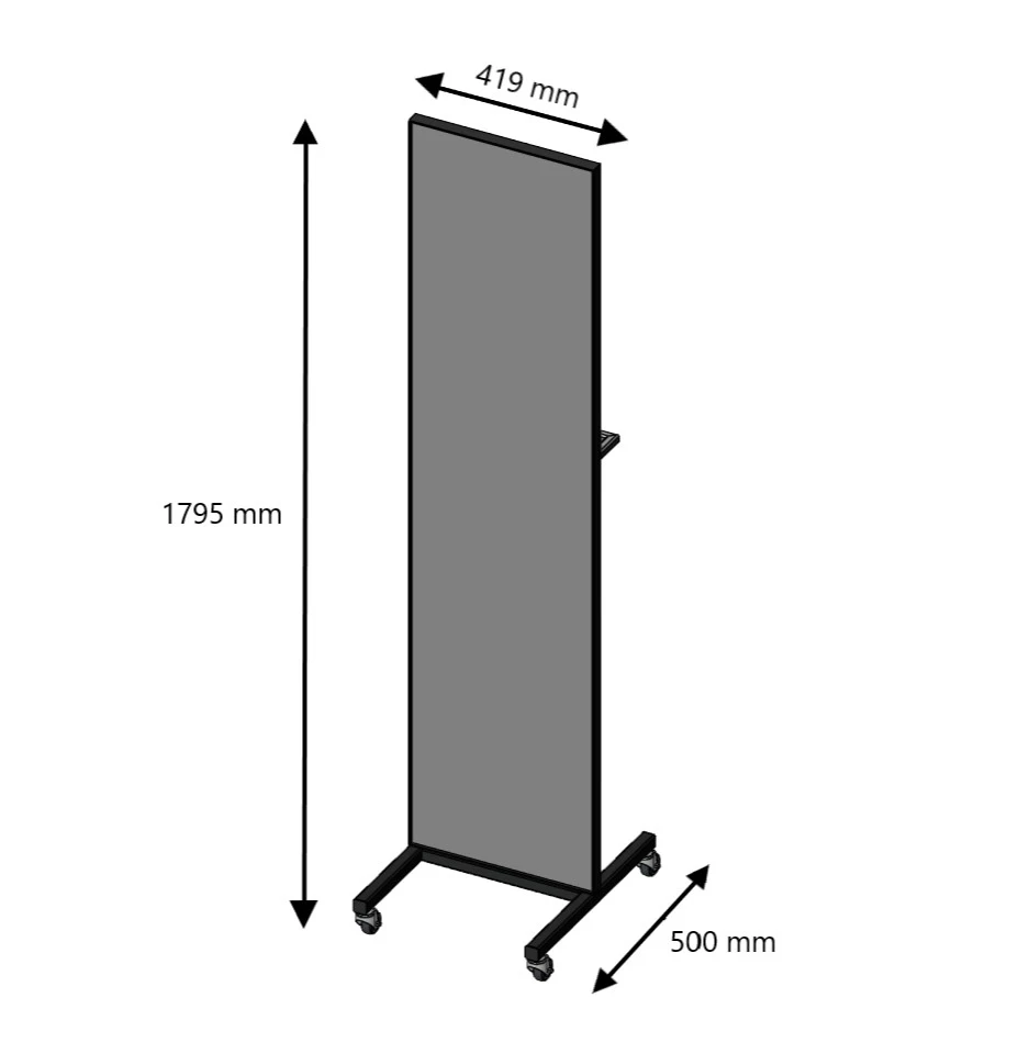 LIROdesign ganzkörperspiegel bronze