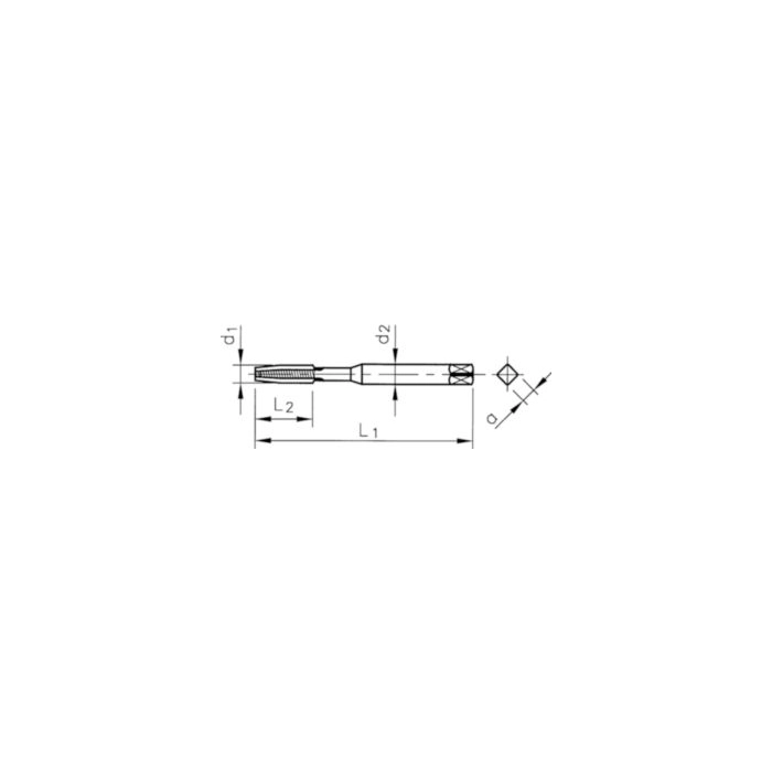 Maschinen-Gewindebohrer M10 | HSS - DIN 371