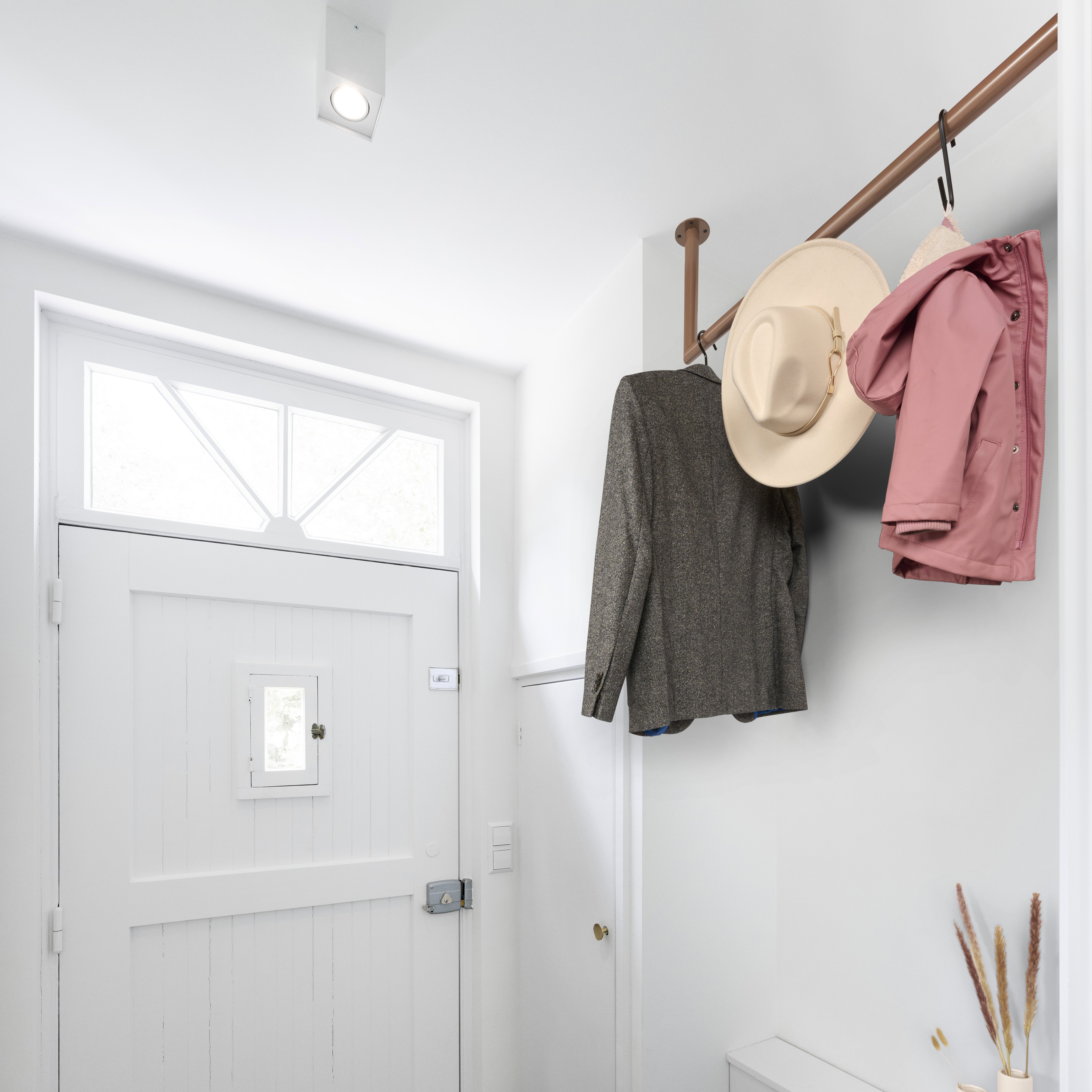 Kleiderstange Eck Bronze Ø32