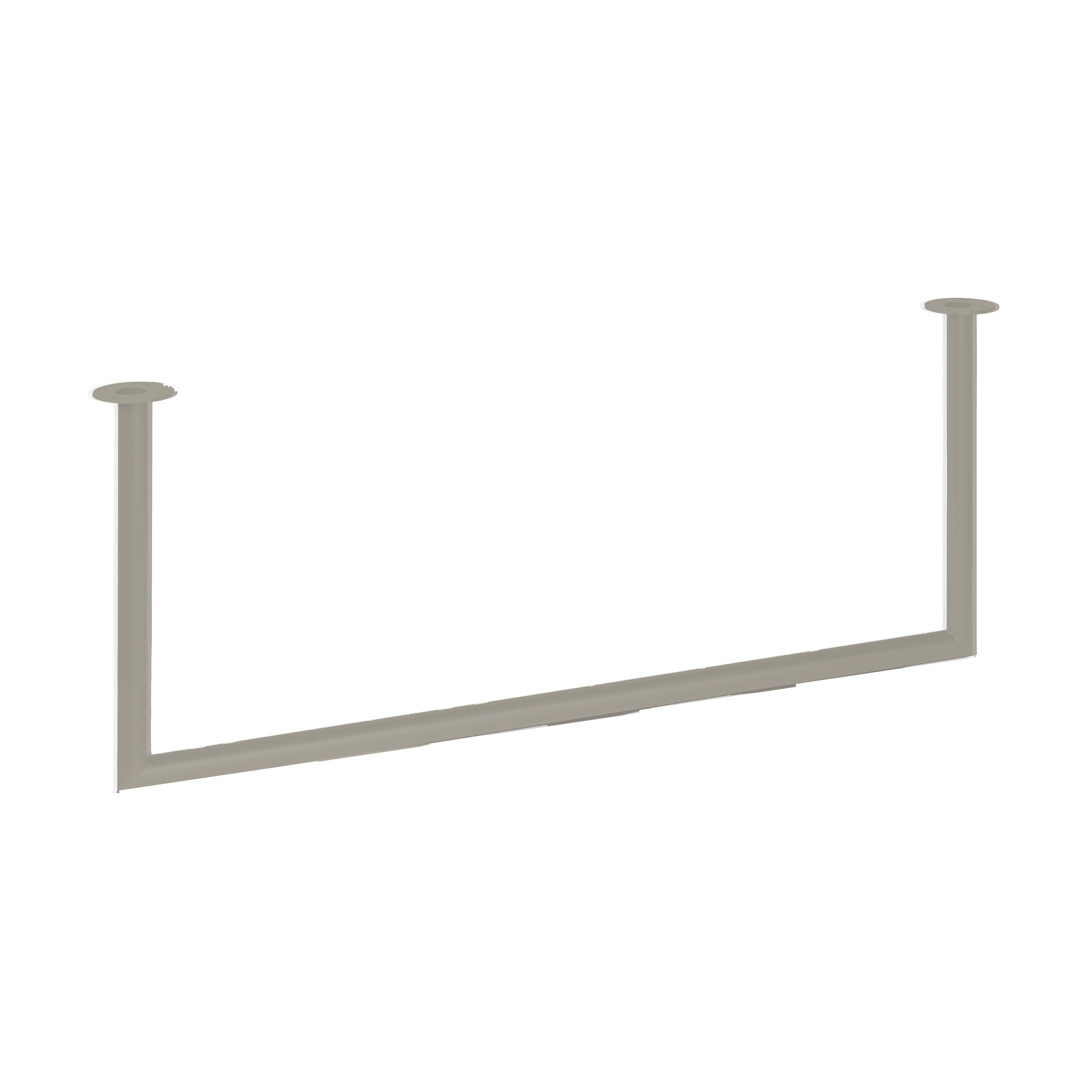 Kleiderstange U-form graubeige Ø32