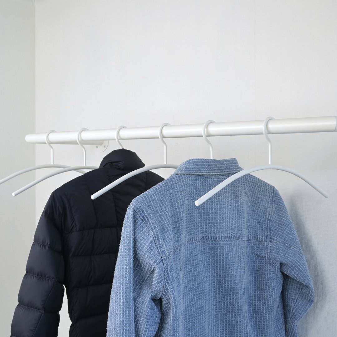 Kleiderstange U-form weiß Ø32