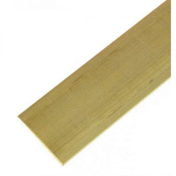 Messing Flachprofil 10x4