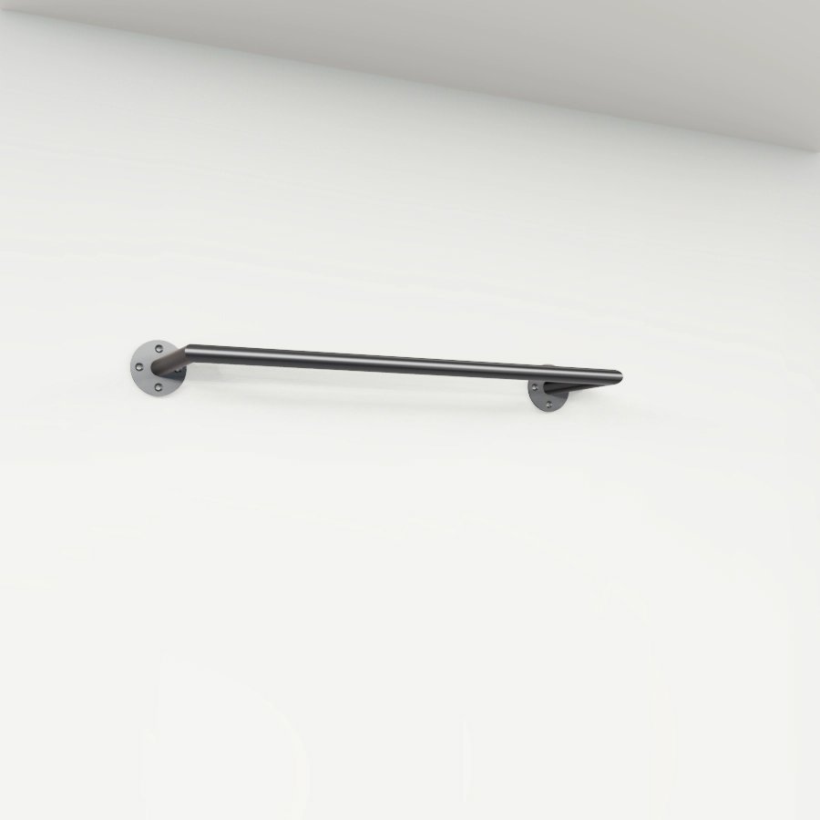 Garderobenstange U-form Edelstahl Ø32