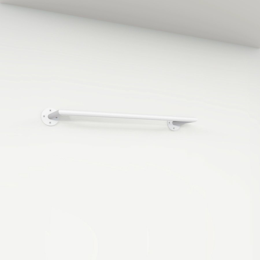 Garderobenstange U-form weiß Ø32