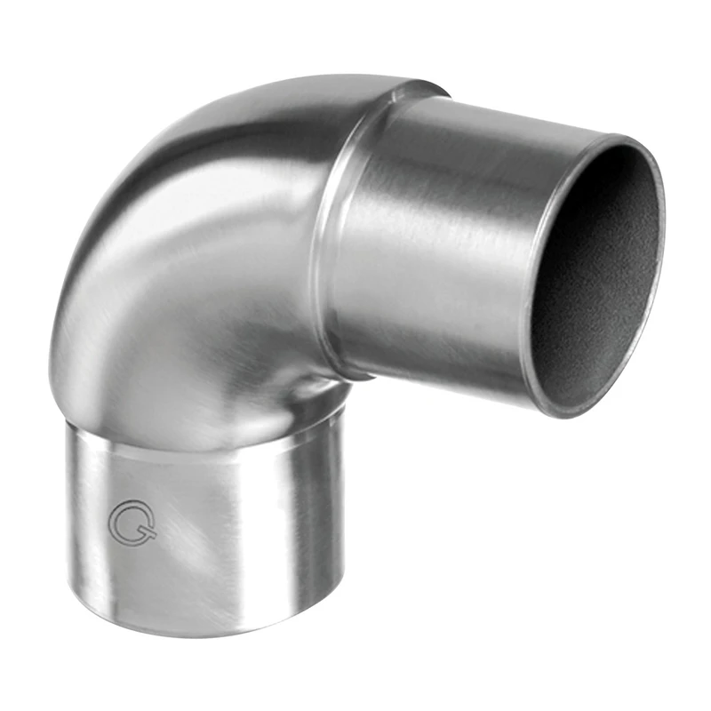 Eckverbinder gebogen 90° für Rohr Ø42,4