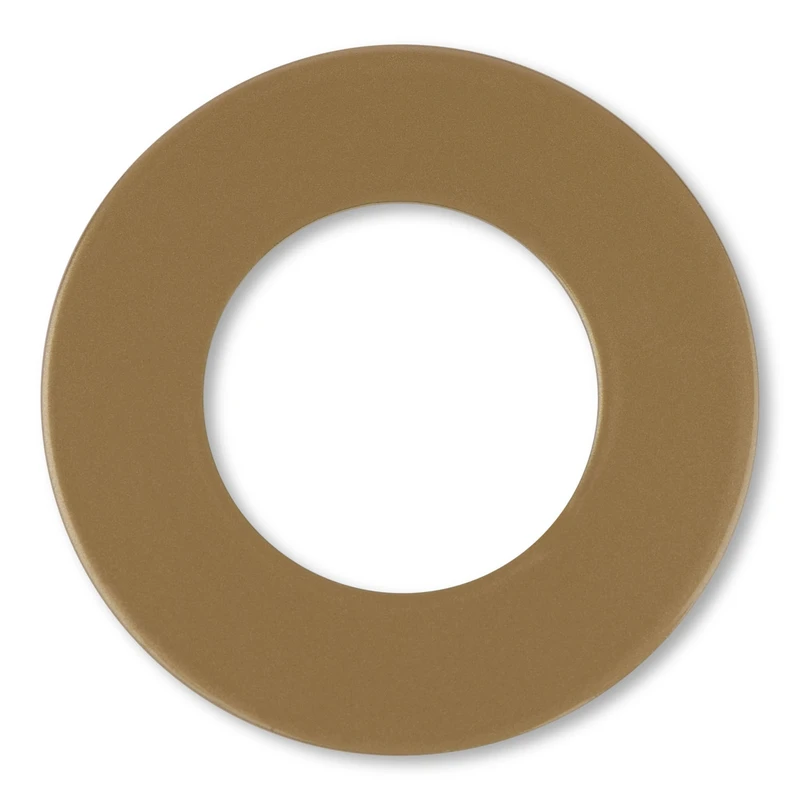 Abdeckscheibe gold für Flansch Ø25