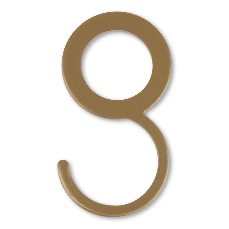 Garderobenhaken gold für Rohr Ø25