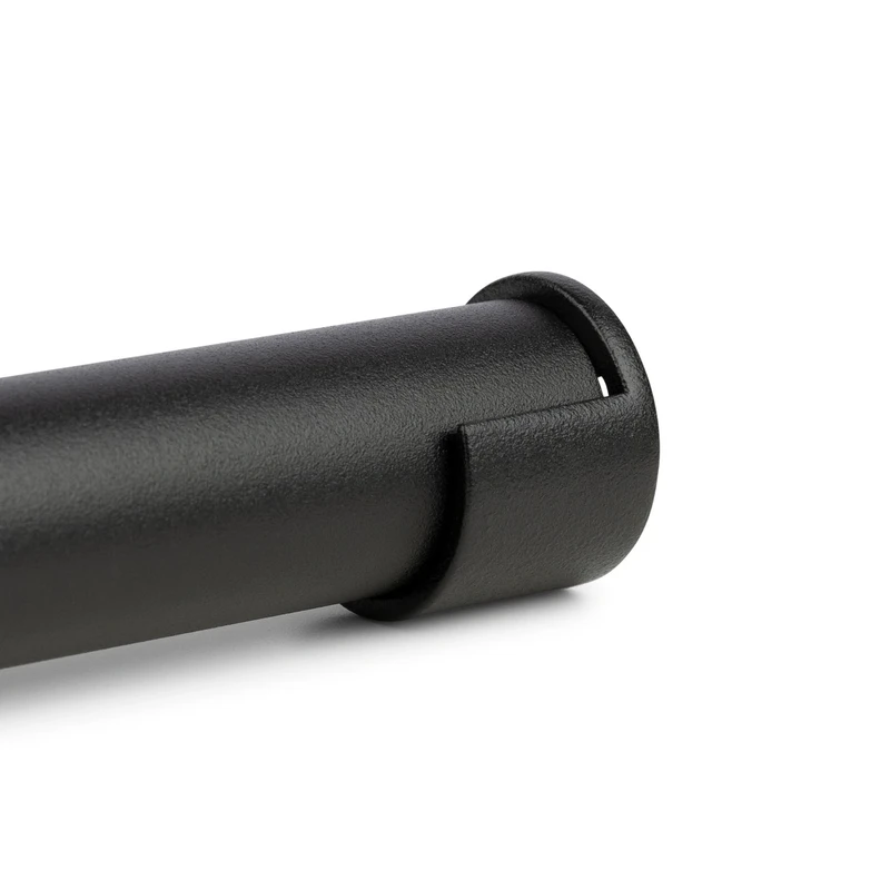 Flansch Ø25 schwarz (offen)