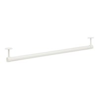 Kleiderstange weiß Ø32 (mit geschlossen abstandhalter)