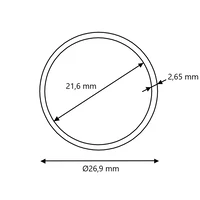 Gerüstrohr Ø26,9x2,65
