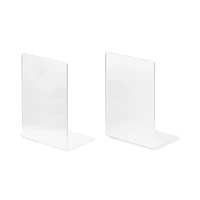 LIROdesign Buchstütze transparent (2er-Set)