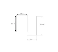 LIROdesign Buchstütze transparent (2er-Set)
